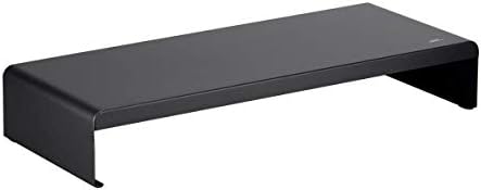 Monoprice Metal Multimedia Desktop Stand- 7.9 x 19.3 Inches - Black | Raised 3.2 Inches, Monitor Stand & Riser, Laptop Stand - WorkstreamCollection - Image 2