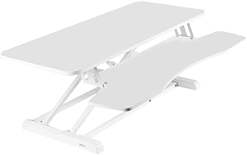 VIVO White 36 in Standing Desk Converter, DESK-V036KW by VIVO