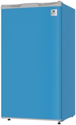 ARCTIC CHEF Mini Refrigerator-Freezer Compartment-Adjustable Thermostat Control-Reversible Doors-Ideal for Dorm, Office, RV, Garage, Apartment-BLUE, 3.2 CU.FT - Image 6