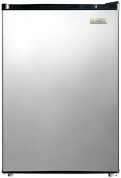Frigidaire Compact Fridge, 4.5 Cubic Feet, Stainless Steel by Unknown