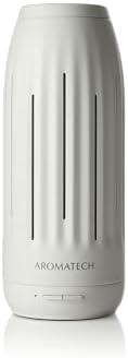 AromaTech Ambience Scent Diffuser for Essential Oil Blends & Fragrances – Waterless Scent Machine w/Bluetooth for Home, Bathroom Boutiques, Hotel, Spa – White Stone Mini by AromaTech