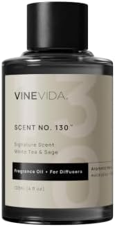 VINEVIDA White Tea Fragrance Oil for Cold Air Diffusers - 16 Fl Oz - Essential Oils for Diffuser Oil Refill & Air Freshener Room Spray by VINEVIDA
