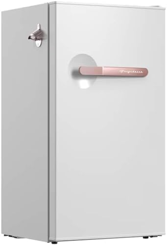 Frigidaire Refrigerator-Retro Mini Fridge Energy Saving-Adjustable Thermostat Control- Ideal for Dorm, Office, RV, Garage, Apartment 3.1 Cu Ft, SOFT ROSEGOLD - Image 5