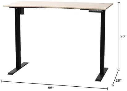 FLEXISPOT EN2 55"x28" Bamboo Electric Standing Desk with Power Strip Bundle - Image 2