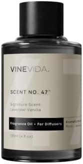 VINEVIDA [4 Fl Oz] Lavender Vanilla Fragrance Oil for Cold Air Diffusers, Essential Oils for Diffuser Oil Refill & Air Freshener Room Spray by VINEVIDA