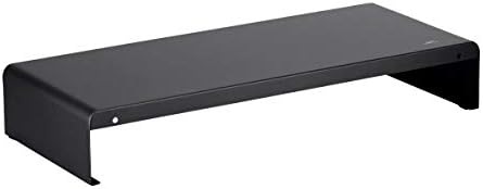 Monoprice Metal Multimedia Desktop Stand- 7.9 x 19.3 Inches - Black | Raised 3.2 Inches, Monitor Stand & Riser, Laptop Stand - WorkstreamCollection - Image 5