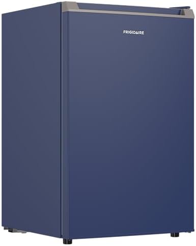 Frigidaire Mini Refrigerator, Compact Freezer Compartment, Adjustable Thermostat Control, Reversible Door, Contemporary Series, 4.5 cu ft, Blue - Image 2