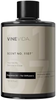 VINEVIDA [16 Fl Oz] Scent NO. 1107 Fragrance Oil for Cold Air Diffusers, Aromatic Notes of Citrus Peony Sandalwood, Essential Oils for Diffuser Oil Refill & Air Freshener Room Spray by VINEVIDA