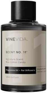 VINEVIDA [4 Fl Oz] Blue Cotton Candy Fragrance Oil for Cold Air Diffusers, Essential Oils for Diffuser Oil Refill & Air Freshener Room Spray by VINEVIDA