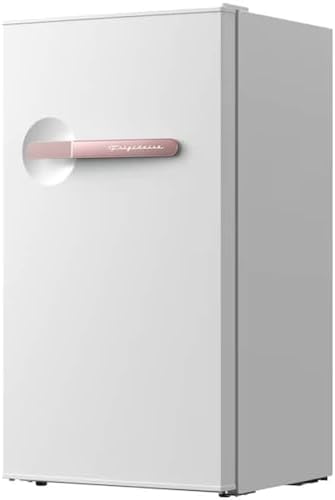 Frigidaire Refrigerator-Retro Mini Fridge Energy Saving-Adjustable Thermostat Control- Ideal for Dorm, Office, RV, Garage, Apartment 3.1 Cu Ft, SOFT ROSEGOLD - Image 6