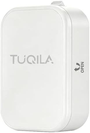 Waterless Essential Oil Diffuser, Plug-in/Batteries 2000Sq Ft -White by Tuqila