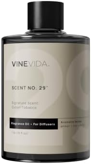 VINEVIDA [16 Fl Oz] Cuban Tobacco Fragrance Oil for Cold Air Diffusers, Essential Oils for Diffuser Oil Refill & Air Freshener Room Spray by VINEVIDA