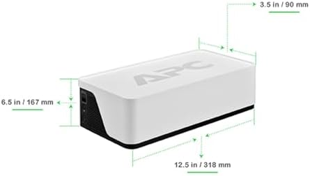APC 1050VA/600W UPS Battery Backup for Computer, Office, Wi-Fi, BE1050G3 - Image 6