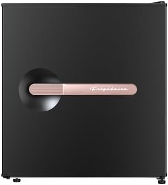 Frigidaire BLACK-ROSEGOLD Retro Mini Refrigerator-Energy Saving-Adjustable Thermostat Control-Side Mounted Bottle Opener-Ideal for Dorm, Office, RV, Garage, Apartment 1.6 Cubic Feet by Unknown