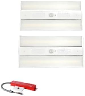 E2 LIGHTING 2FT Linear High Bay LED Lights, Emergency Battery Backup by E2LightingUSA