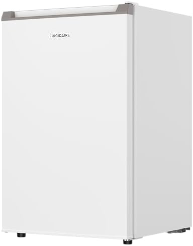 Frigidaire Mini Refrigerator, Compact Freezer Compartment, Adjustable Thermostat Control, Reversible Door, Contemporary Series, 4.5 cu ft, White - Image 3