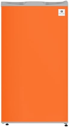 ARCTIC CHEF Mini Refrigerator-Freezer Compartment-Adjustable Thermostat Control-Reversible Doors-Ideal for Dorm, Office, RV, Garage, Apartment-ORANGE, 3.2 CU.FT - Image 2