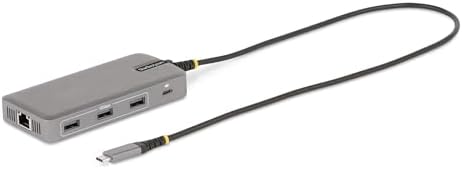StarTech USB-C Triple 4K HDMI DP Docking Station, 100W Laptop Charging, GbE by StarTech