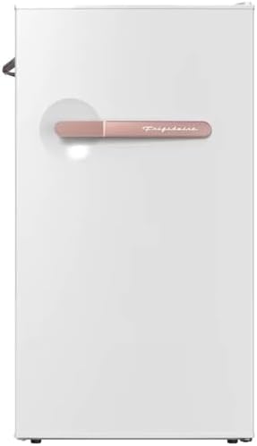 Frigidaire Refrigerator-Retro Mini Fridge Energy Saving-Adjustable Thermostat Control- Ideal for Dorm, Office, RV, Garage, Apartment 3.1 Cu Ft, SOFT ROSEGOLD by Unknown