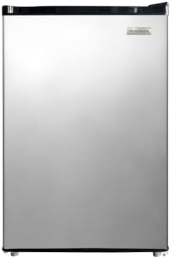 Frigidaire Compact Fridge, 4.5 Cubic Feet, Stainless Steel - Image 2