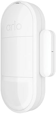 Arlo All-in-One Sensor - 8 in 1 with Open/Close Detection, Motion Sensor, Water Leak Detection, Freeze Detection, Tilt Detection, Smoke Alarm Listening, CO Alarm Listening - 1 Pack, Add-On, MS1001​ by Unknown