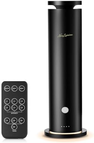 Waterless Essential Oil Diffuser Pro, Cold Air Diffusers for Home Large Room Hotel SPA, 4.06Oz Scent Diffuser Aromatherapy Air Machine with 1500 Sq Ft Cover, Remote - Black - Fragrance Not Included by Unknown