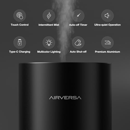 Airversa RD1 Waterless Diffuser for Essential Oil for Home, Room, Gray - Image 5