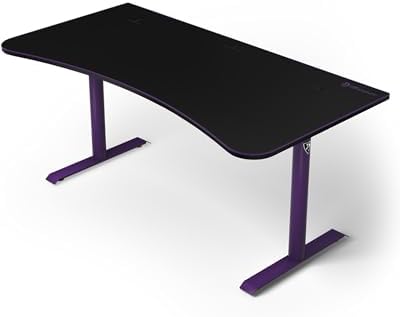 Arozzi Arena Ultrawide Curved Gaming Desk Purple by Arozzi