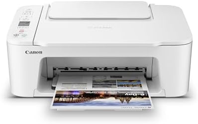 Canon PIXMA TS3720 Wireless All-in-One Printer for Basic Home Printing, White by Unknown