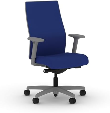 HON Ignition 2.0 Ergonomic Office Chair, Lumbar Support, Desk Chair, Cobalt by HON