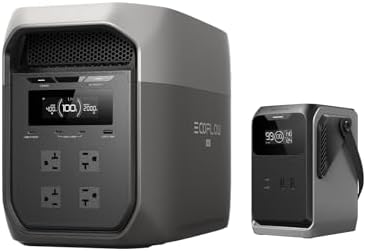 EF ECOFLOW DELTA 3 Max Portable Power Station with Trail 200 by EFECOFLOW