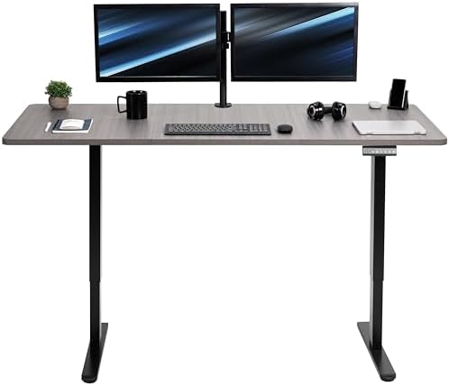 VIVO Dark Gray 71 x 30 in Standing Desk, DESK-KIT-E2B7G by VIVO