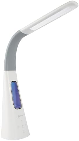 OttLite Cool Breeze LED Desk Lamp with Bladeless Fan, White by Ottlite
