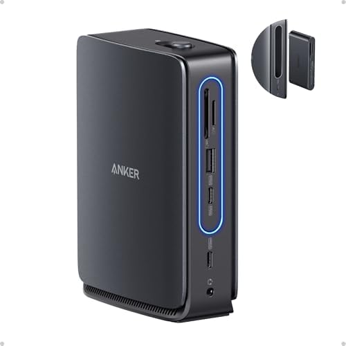 Anker Nano Laptop Docking Station, 13in1 Dock with Detachable 6in1 USBC Hub by Anker