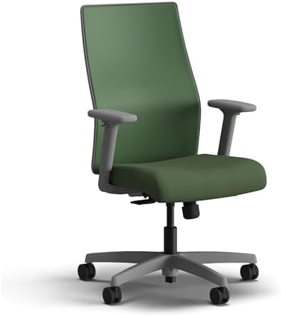 HON Ignition 2.0 Ergonomic Office Chair, Lumbar Support, Desk Chair, Leaf by HON