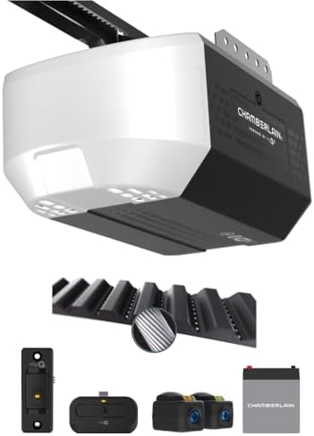 Chamberlain Belt Drive myQ Garage Door Opener, 1/2 HP w/Battery Backup by Chamberlain%7CmyQ