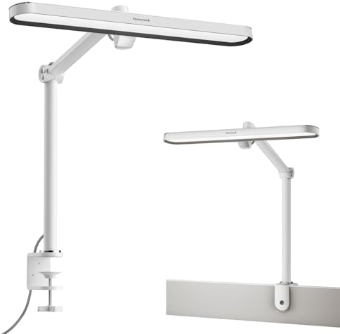 Honeywell 05B02 LED Desk Lamp with Clamp, Task Lamp for Home Office by HoneywellAirComfort
