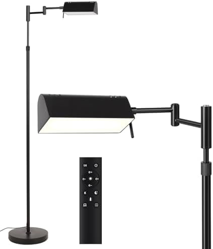 SUNMORY Dimmable LED Pharmacy Floor Lamps, 16W/1500LM Bright Reading Lamp by SUNMORY