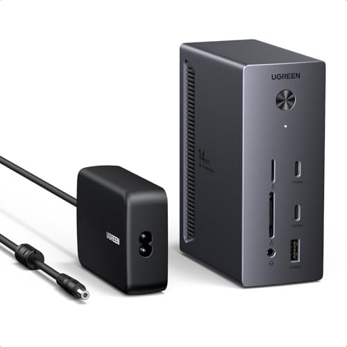 UGREEN USB C Docking Station Triple Monitor, 2xHDMI+DP, Only for Win Host by UGREEN