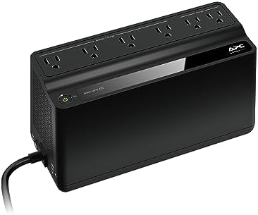 APC BE425M UPS Battery Backup and Surge Protector for Small Electronics - Image 2