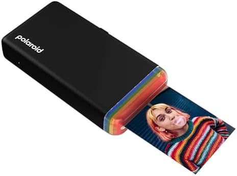 Polaroid Hi-Print - 2nd Generation Bluetooth Connected 2x3 Pocket Photo Dye-Sub Printer - Black Printer Only (9129) - Image 2
