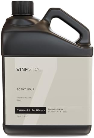 VINEVIDA [128 Fl Oz] Beer Fragrance Oil for Cold Air Diffusers, Essential Oils for Diffuser Oil Refill & Air Freshener Room Spray by VINEVIDA