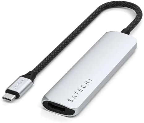 Satechi 4-in-1 USB-C Hub, 4K/60Hz HDMI, 100W PD Charging, Silver - Image 5
