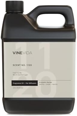 VINEVIDA [32 Fl Oz] Scent NO. 1120 Fragrance Oil for Cold Air Diffusers, Aromatic Notes of Earthy Musk Vanilla, Essential Oils for Diffuser Oil Refill & Air Freshener Room Spray by VINEVIDA