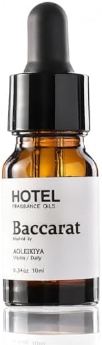 Hotel Essential Oils - Inspired by 5-Star Hotel Baccarat for Waterless Diffuser & Ultrasonic and Crafting for Ultrasonic and Crafting 0.34 Fl Oz (Pack of 1) by AOLEIXIYA