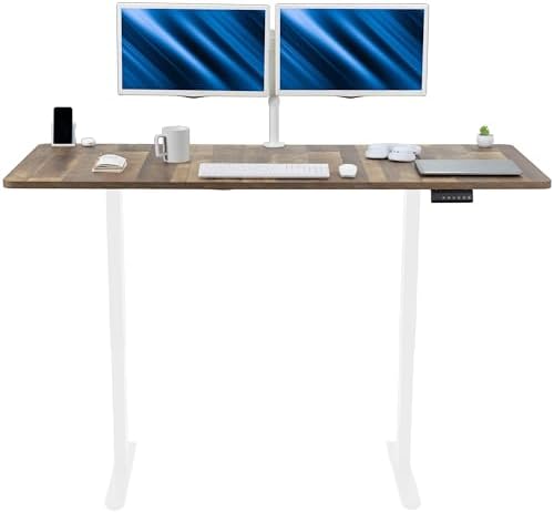 VIVO Reclaimed Wood 71 x 30 in Standing Desk, DESK-KIT-E2W7P by VIVO