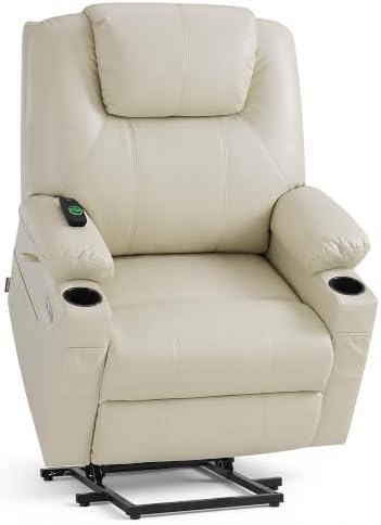 MCombo Power Lift Recliner Chair for Elderly, Heat and Massage R7042 by MCombo