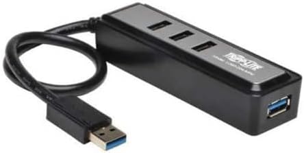 Tripp Lite 4-Port USB-A 3.0 Superspeed Mini Portable Hub with Built in Cable, USB Type-A (U360-004-MINI) by TrippLite