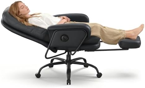 FLEXISPOT Multi-Task Ergonomic Office Chair with Footrest, Black, HC4 by Unknown