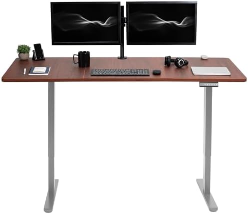 VIVO Dark Walnut 71 x 30 in Standing Desk, DESK-KIT-E2G7D by VIVO